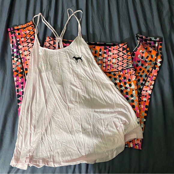 PINK Victoria's Secret Pants - Victoria’s Secret leggings and tank Large